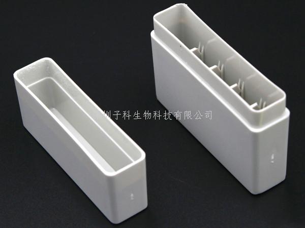 保存管盒，可盛裝1.5 & 2 ml管，ABS，灰色，獨立蓋